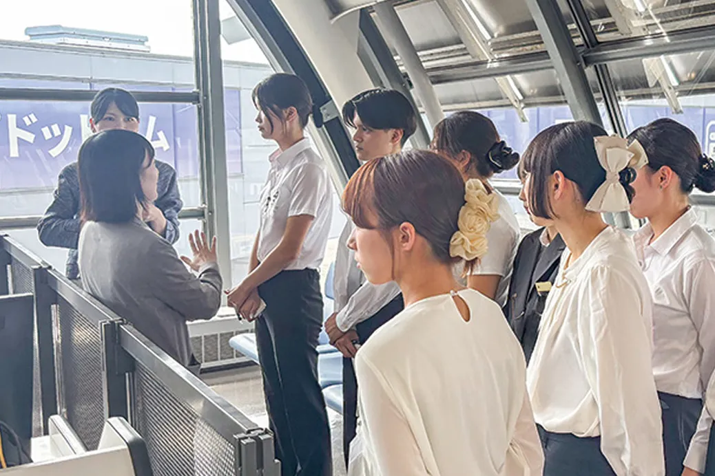 空港見学の写真
