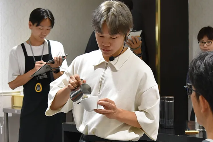バリスタコンテスト(ジャパンバリスタチャンピオンシップ)の写真