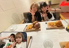 友達とハンバーガー屋さんに行きました！の写真