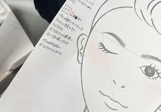 メイクの授業の写真