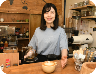 MOSHIMOSHI COFFEE 下野さん